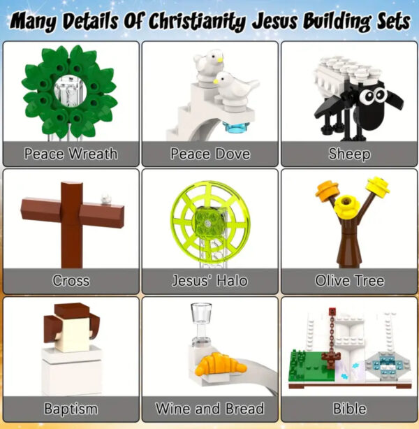 Jesus & Sheep Building Set - Image 3