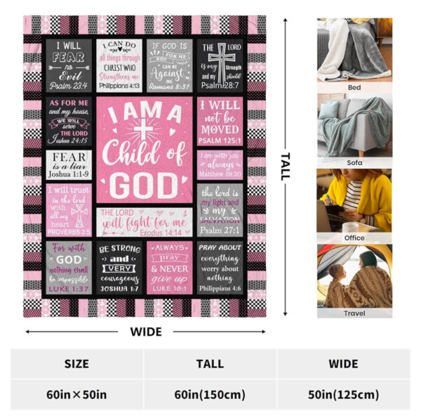 Love for GOD  Blanket - Image 6