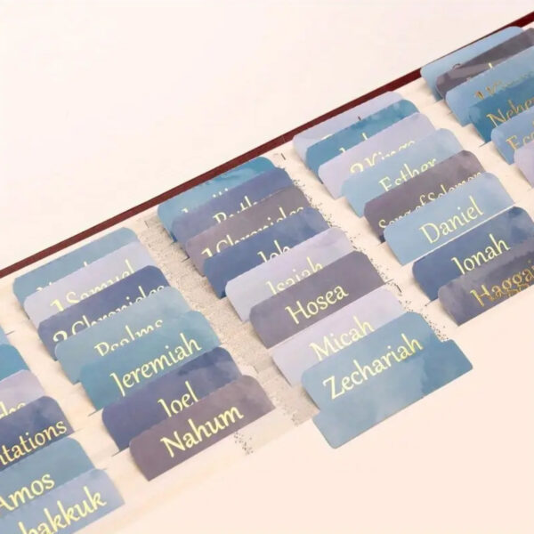 Gold Foil Embossed Lettering Bible Tabs - Image 3