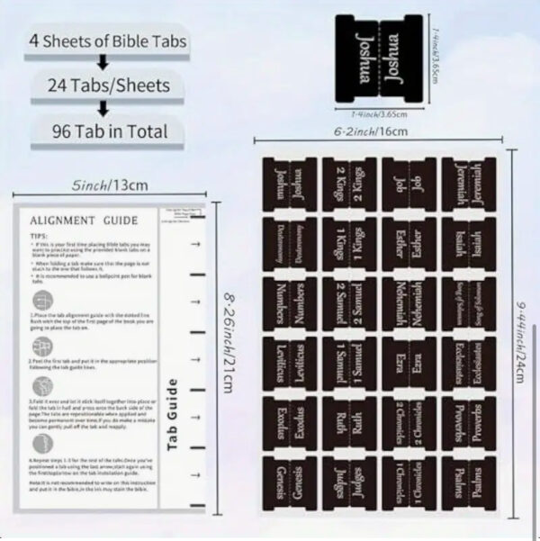 Black Bible Tabs - Image 3
