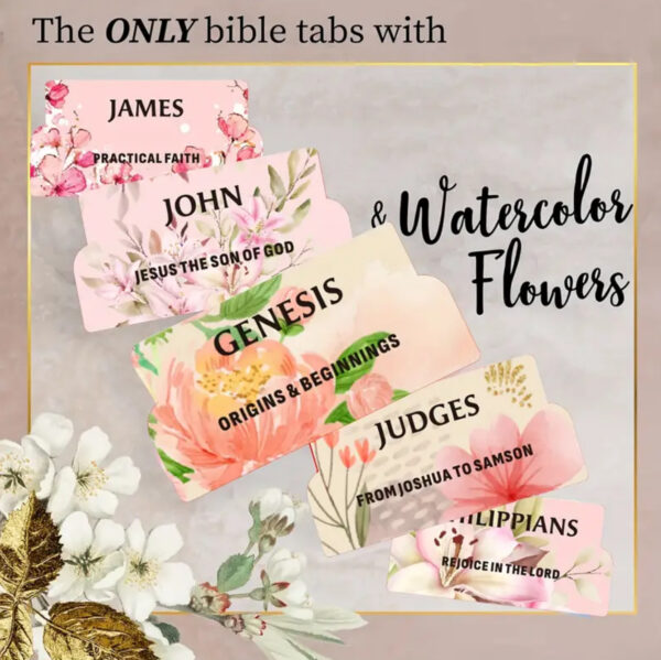 Flower Bible Tabs - Image 4