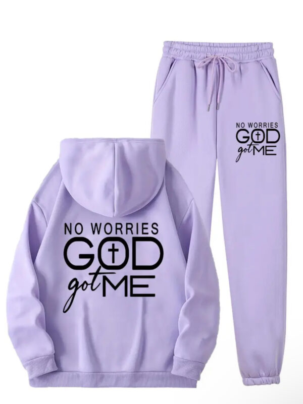 GOD Got Me Hoodie Set