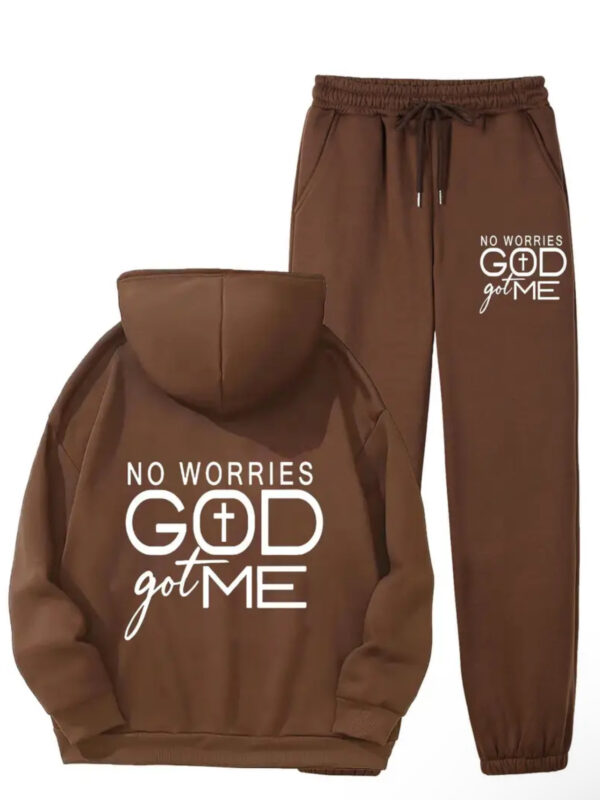 GOD Got Me Hoodie Set - Image 3