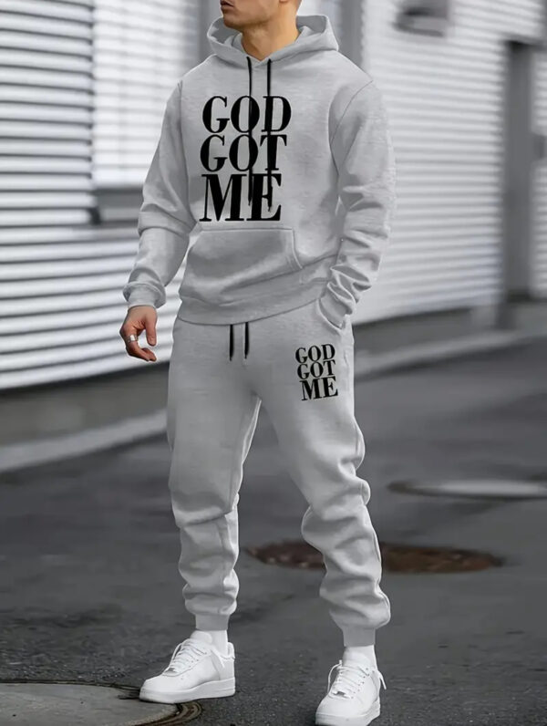 GOD Got Me Men's Hoodie Set