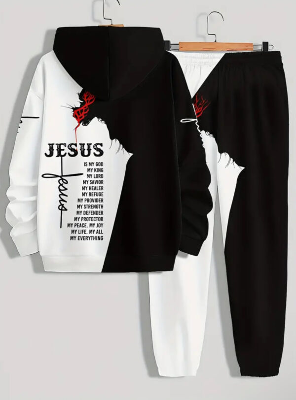 Jesus Is My.. Hoodie Set - Image 3