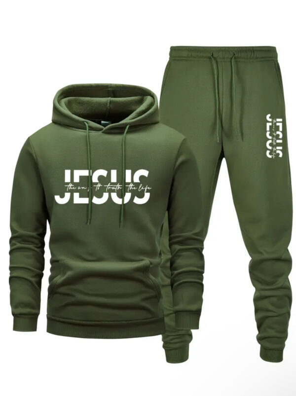 Jesus The Way The Truth The Life Hoodie Set - Image 6