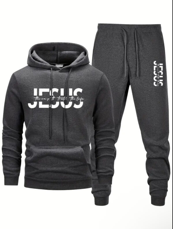 Jesus The Way The Truth The Life Hoodie Set - Image 7