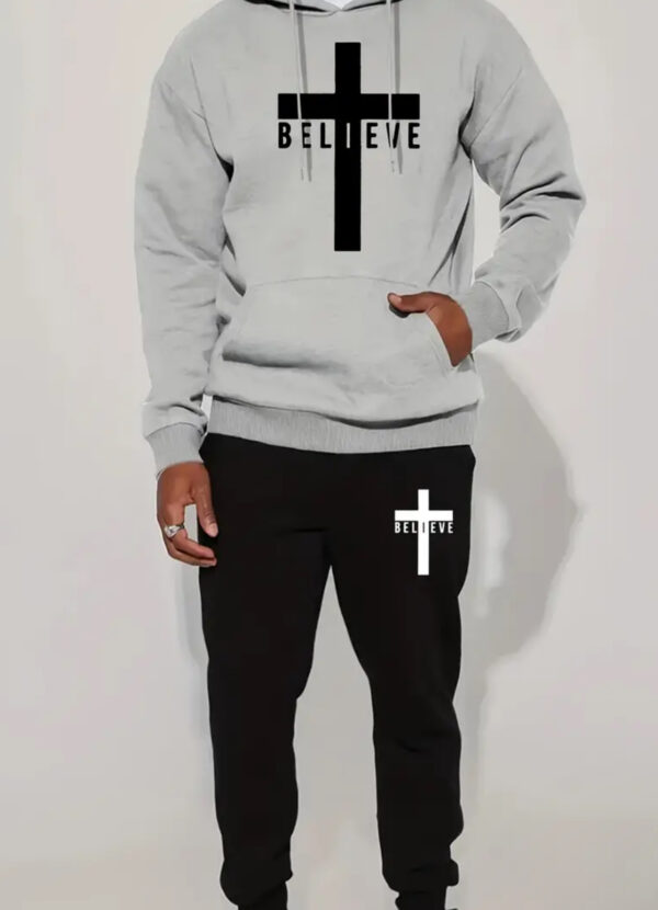 Believe Hoodie Set