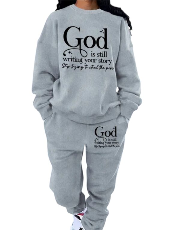 God Is Writing Your Story Sweater Set - Image 2