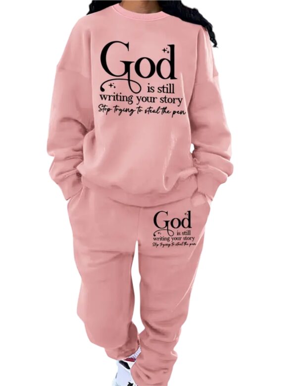 God Is Writing Your Story Sweater Set - Image 4