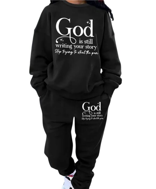 God Is Writing Your Story Sweater Set - Image 5