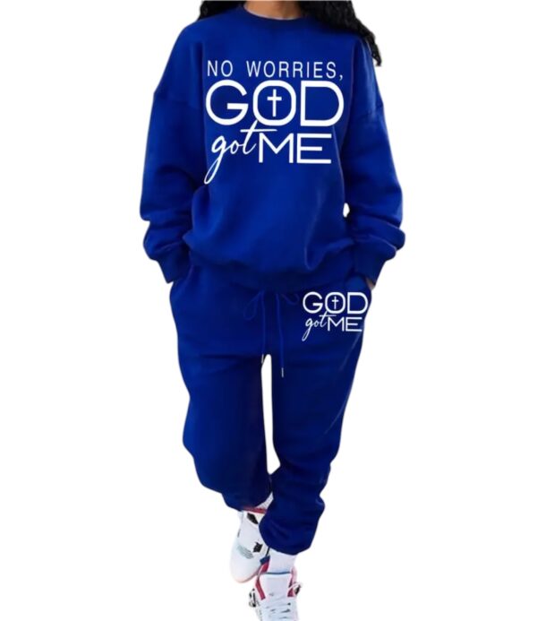 God Got Me Sweater Set