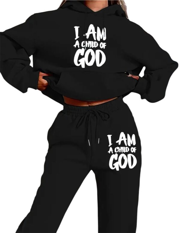 I Am A Child Of God Hoodie Set - Image 2