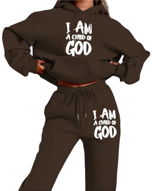 I Am A Child Of God Hoodie Set - Image 3