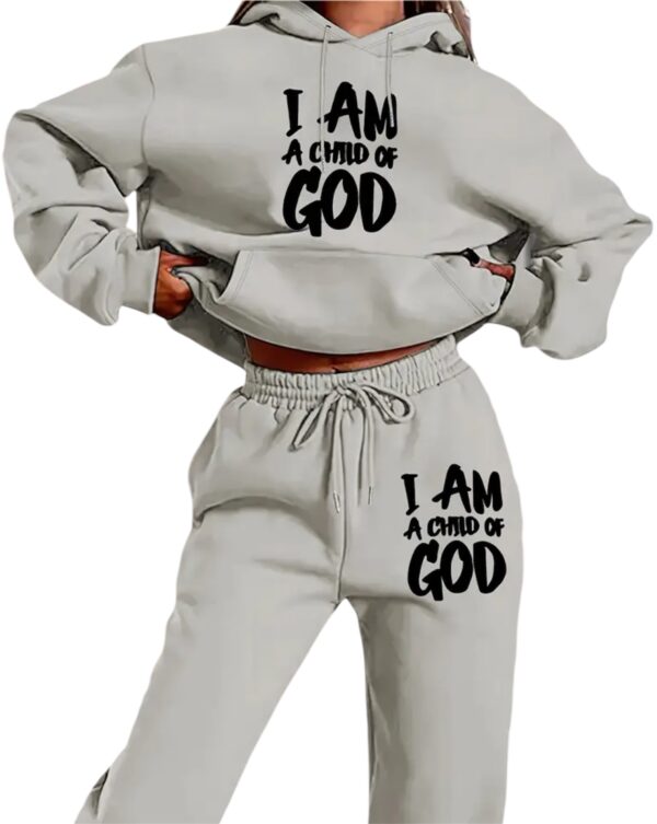 I Am A Child Of God Hoodie Set - Image 4