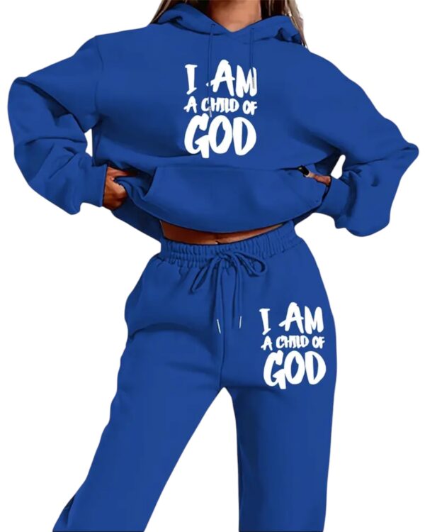 I Am A Child Of God Hoodie Set - Image 5