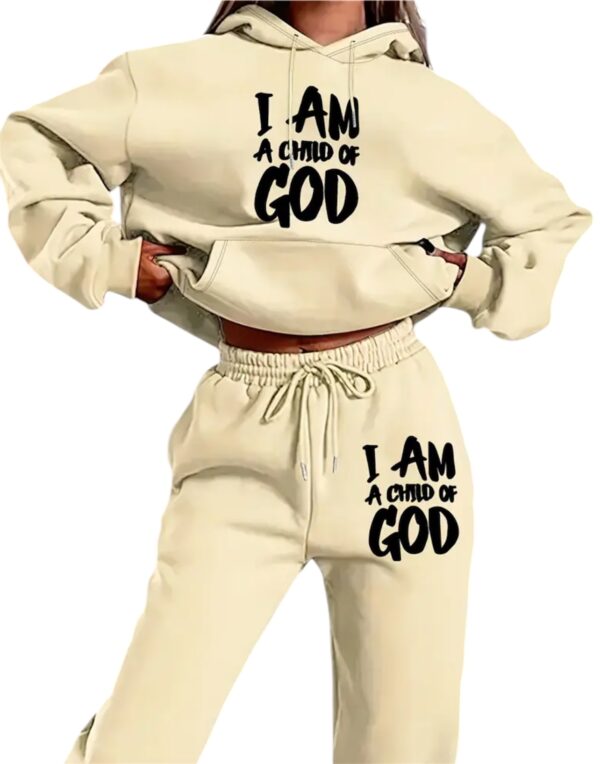 I Am A Child Of God Hoodie Set - Image 7